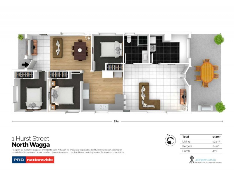 1 Hurst Street, North Wagga Wagga NSW 2650 Floorplan