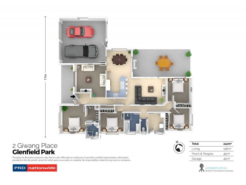 2 Giwang Place, Glenfield Park NSW 2650 Floorplan