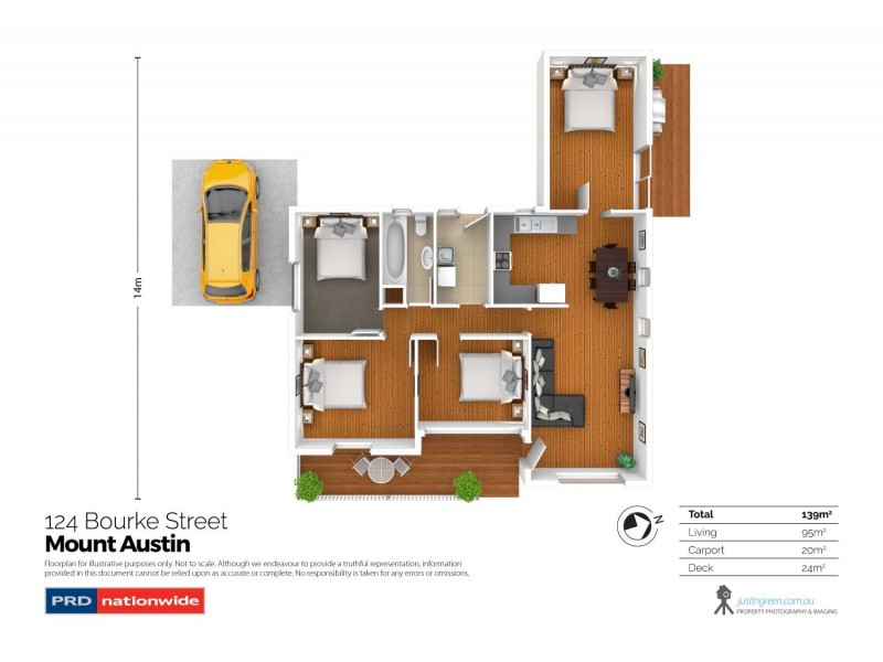 124 Bourke Street, Mount Austin NSW 2650 Floorplan