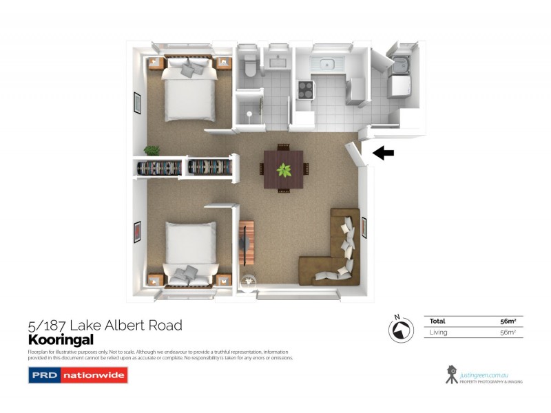 5/187 Lake Albert Road, Kooringal NSW 2650 Floorplan