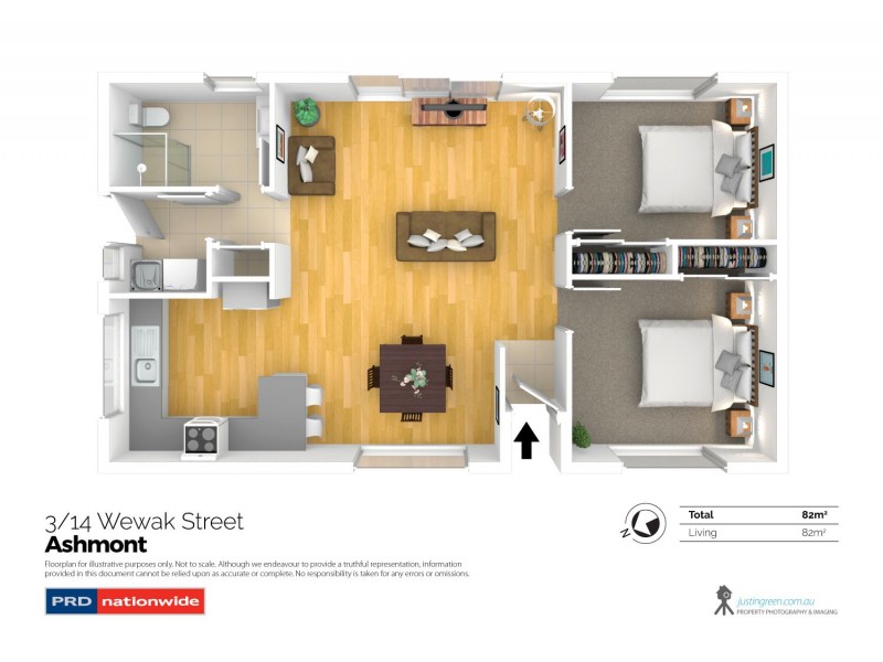 3/14 Wewak Street, Ashmont NSW 2650 Floorplan