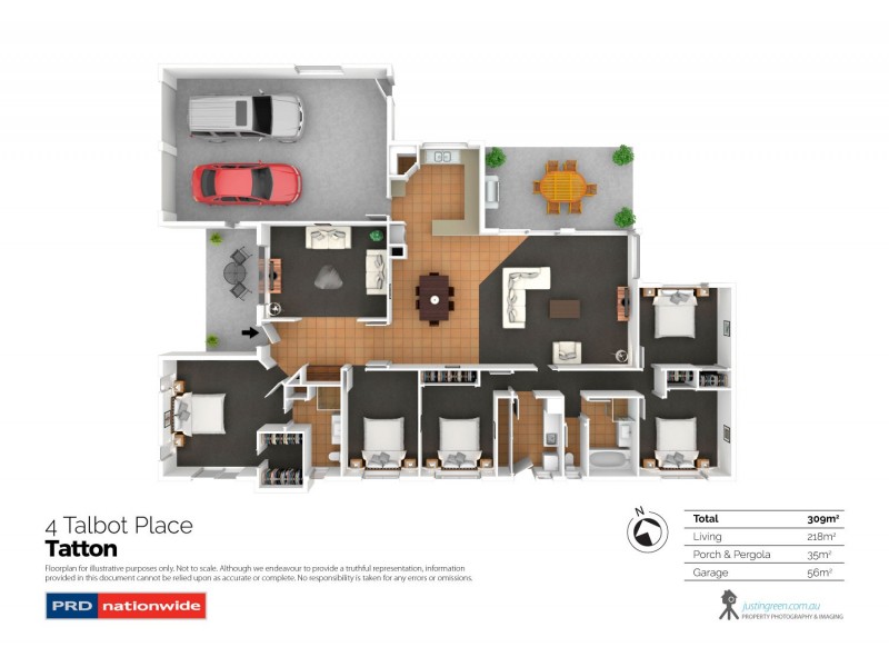 4 Talbot Place, Tatton NSW 2650 Floorplan