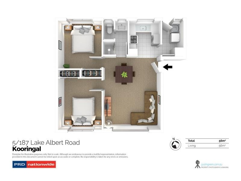 5/187 Lake Albert Road, Kooringal NSW 2650 Floorplan