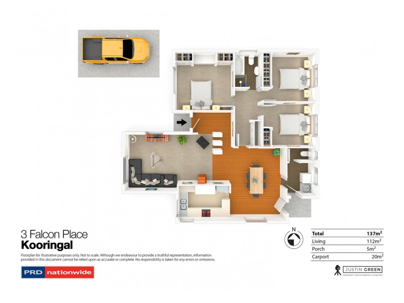 3 Falcon Place, Kooringal NSW 2650 Floorplan