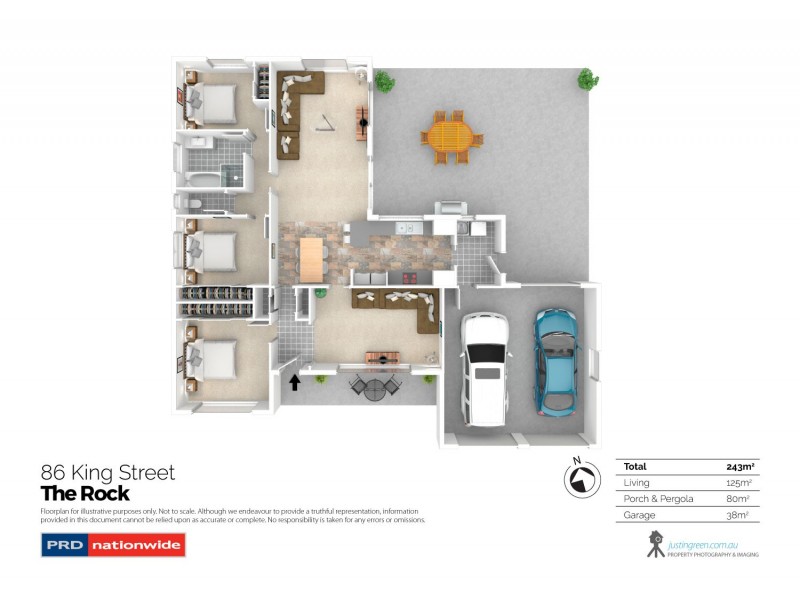 86 King Street, The Rock NSW 2655 Floorplan