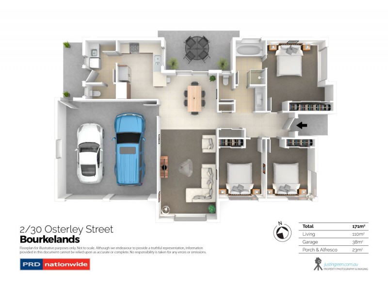 2/30 Osterley Street, Bourkelands NSW 2650 Floorplan