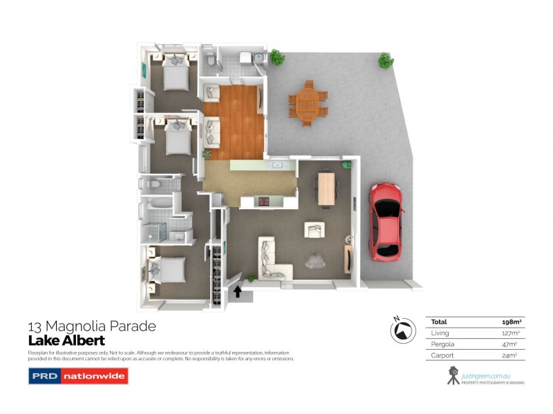 13 Magnolia Parade, Lake Albert NSW 2650 Floorplan