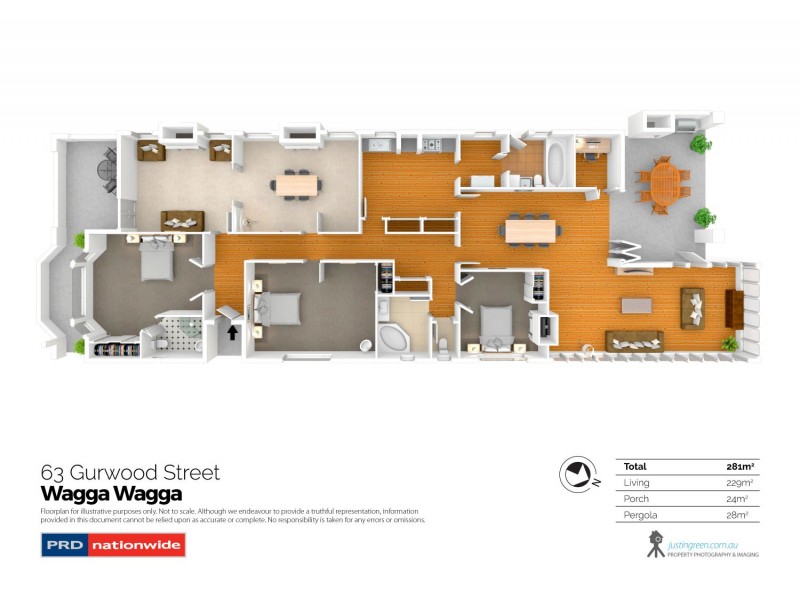 63 Gurwood Street, Wagga Wagga NSW 2650 Floorplan