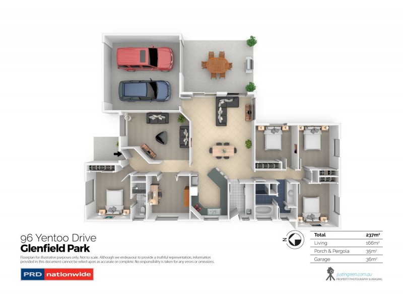 96 Yentoo Drive, Glenfield Park NSW 2650 Floorplan