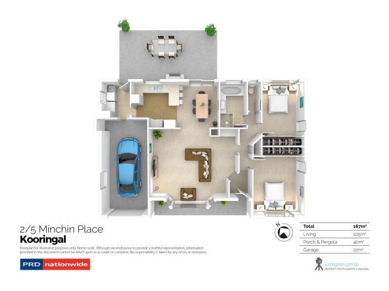 2/5 Minchin Place, Kooringal NSW 2650 Floorplan