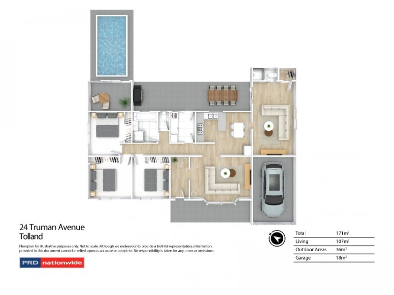 24 Truman Avenue, Tolland NSW 2650 Floorplan