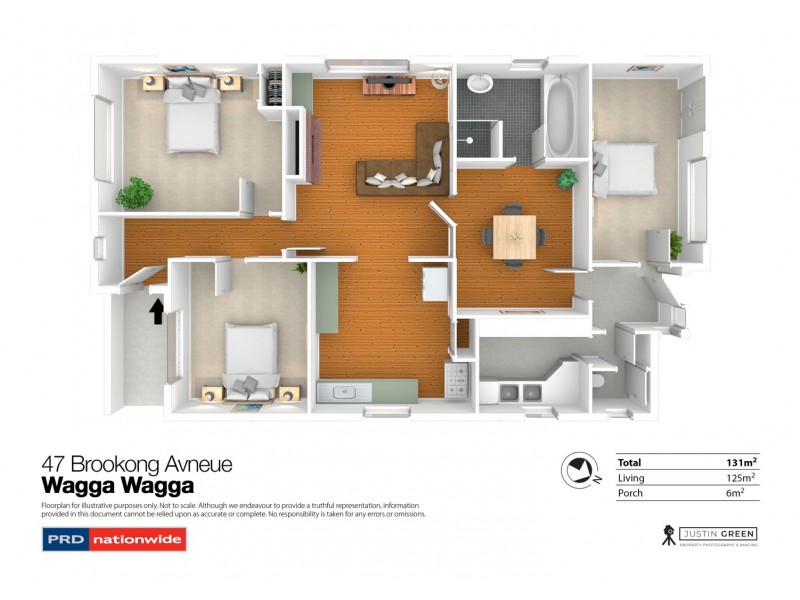 47 Brookong Avenue, Wagga Wagga NSW 2650 Floorplan