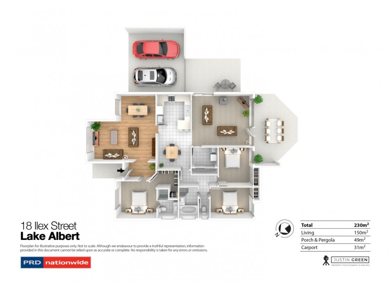 18 Ilex Street, Lake Albert NSW 2650 Floorplan