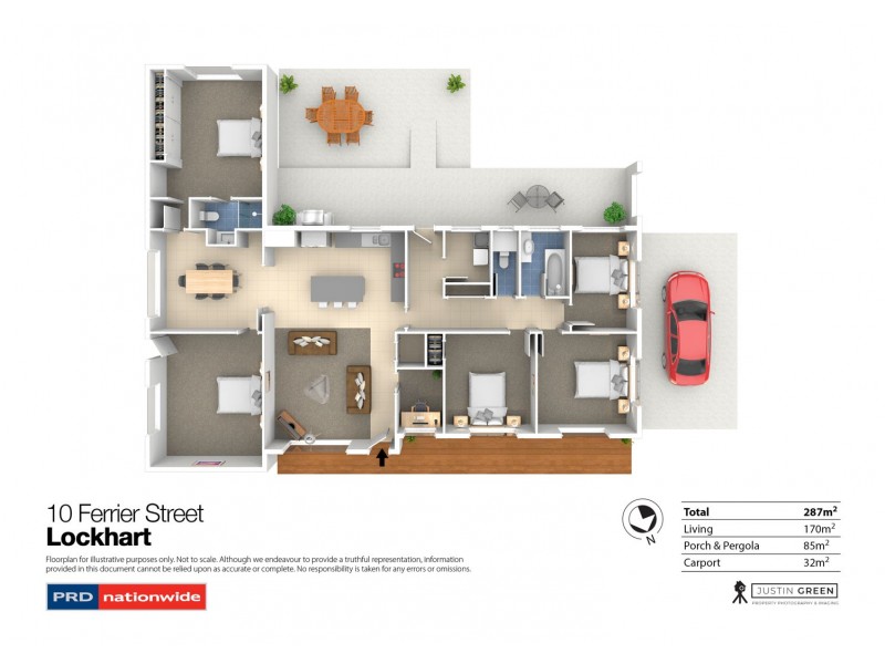 10 Ferrier Street, Lockhart NSW 2656 Floorplan