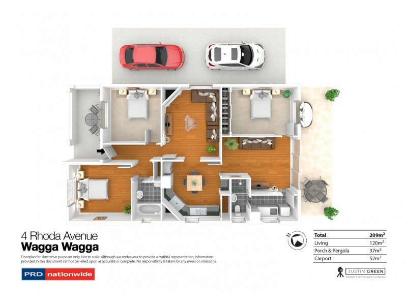 4 Rhoda Avenue, Wagga Wagga NSW 2650 Floorplan