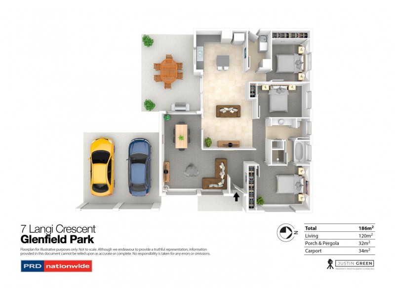 7 Langi Crescent, Glenfield Park NSW 2650 Floorplan
