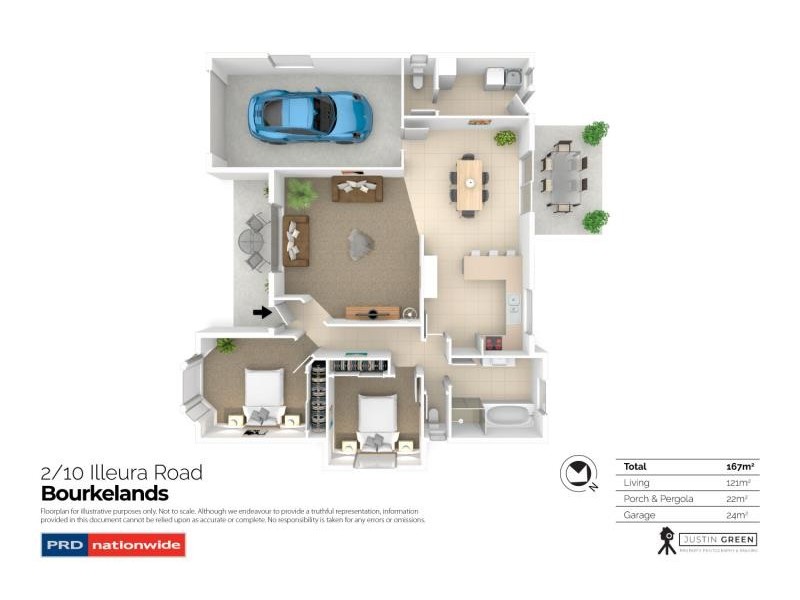 2/10 Illeura Road, Bourkelands NSW 2650 Floorplan