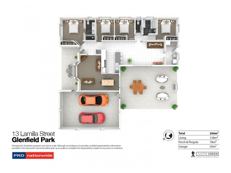 13 Lamilla Street, Glenfield Park NSW 2650 Floorplan
