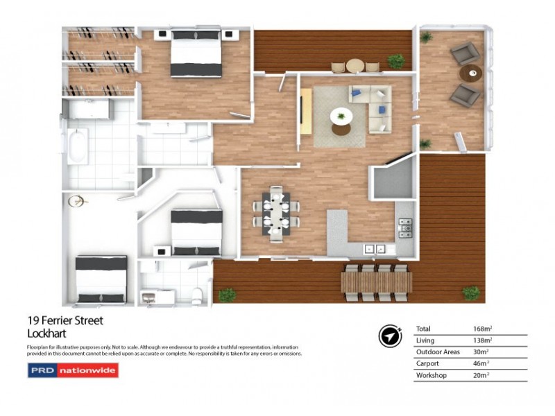 19 Ferrier Street, Lockhart NSW 2656 Floorplan