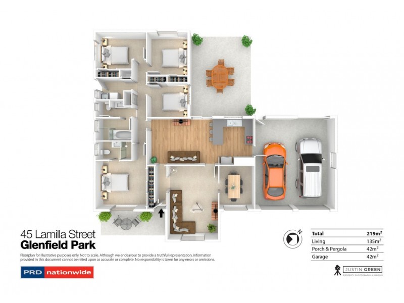 45 Lamilla Street, Glenfield Park NSW 2650 Floorplan