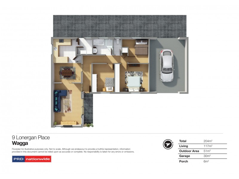 9 Lonergan Place, East Wagga Wagga NSW 2650 Floorplan