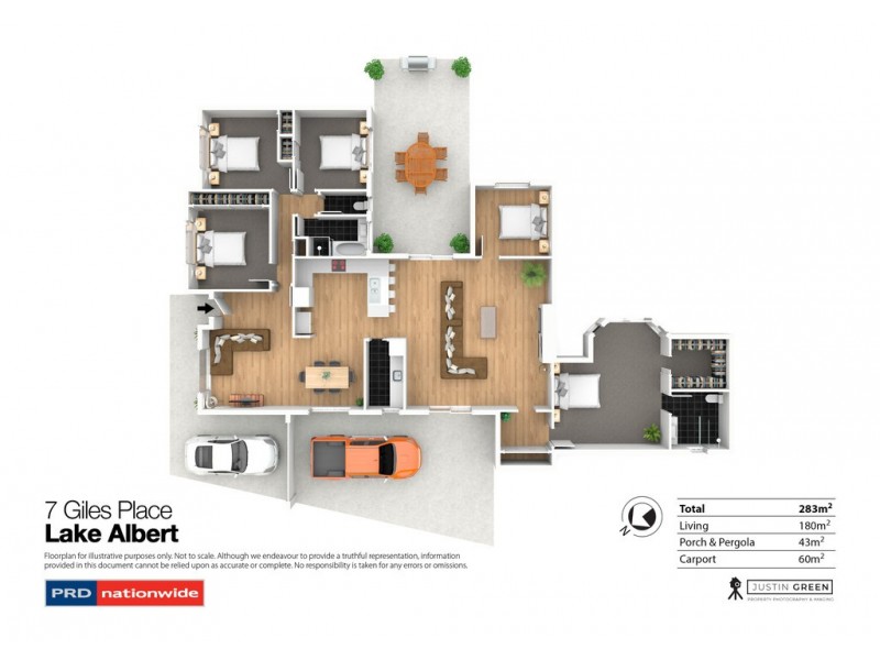 7 Giles Place, Lake Albert NSW 2650 Floorplan