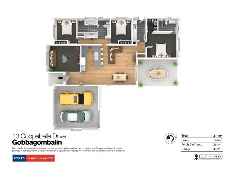13 Coppabella Drive, Gobbagombalin NSW 2650 Floorplan