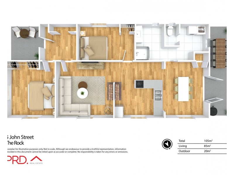 5 John Street, The Rock NSW 2655 Floorplan