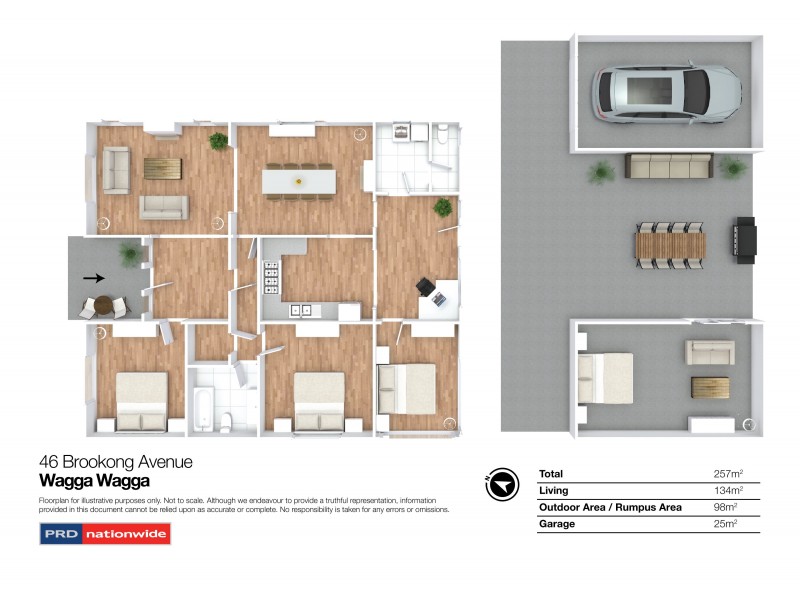 46 Brookong Avenue, Wagga Wagga NSW 2650 Floorplan