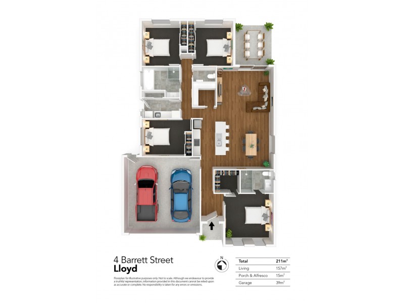 4 Barrett Street, Lloyd NSW 2650 Floorplan