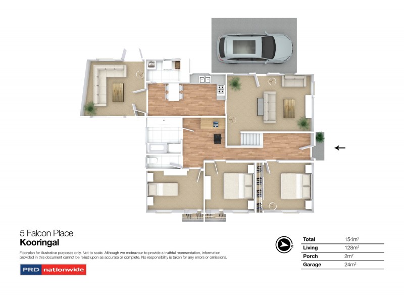 5 Falcon Place, Kooringal NSW 2650 Floorplan