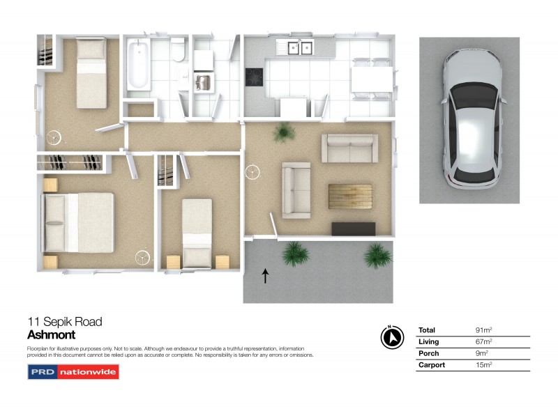 11 Sepik Road, Ashmont NSW 2650 Floorplan