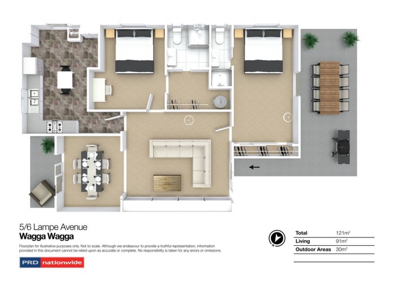 5/6 Lampe Avenue, Wagga Wagga NSW 2650 Floorplan