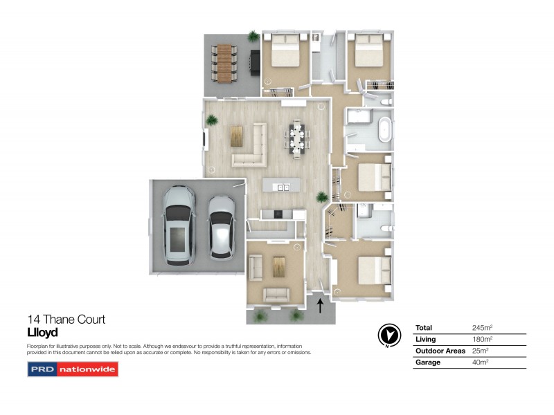 14 Thane Court, Lloyd NSW 2650 Floorplan