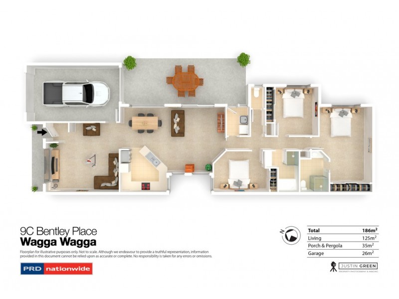 9c Bentley Place, Wagga Wagga NSW 2650 Floorplan