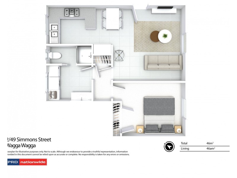 2/49 Simmons Street, Wagga Wagga NSW 2650 Floorplan