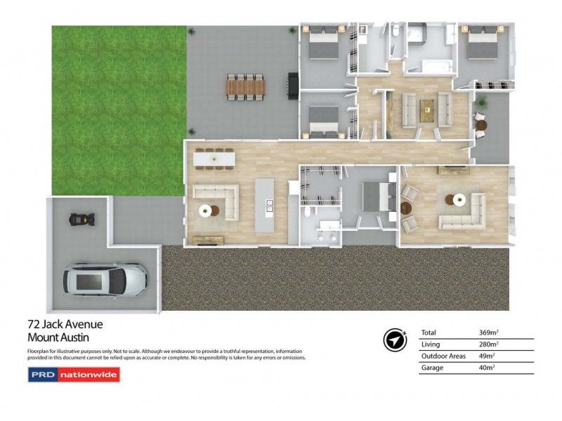 72 Jack Avenue, Mount Austin NSW 2650 Floorplan
