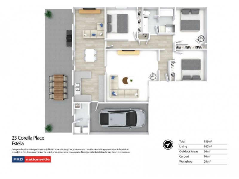 23 Corella Place, Estella NSW 2650 Floorplan