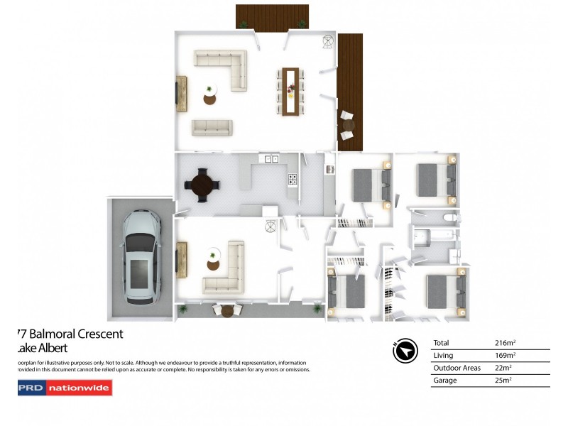 77 Balmoral Crescent, Lake Albert NSW 2650 Floorplan