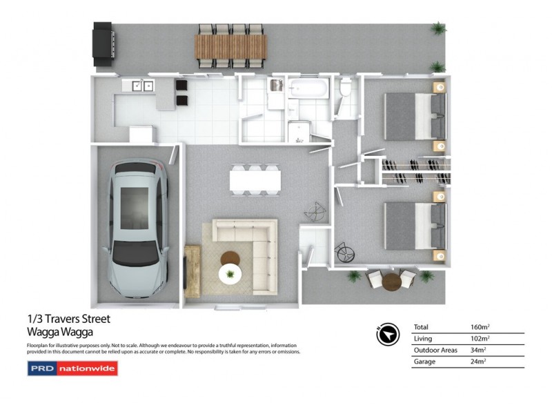 1/3 Travers Street, Wagga Wagga NSW 2650 Floorplan