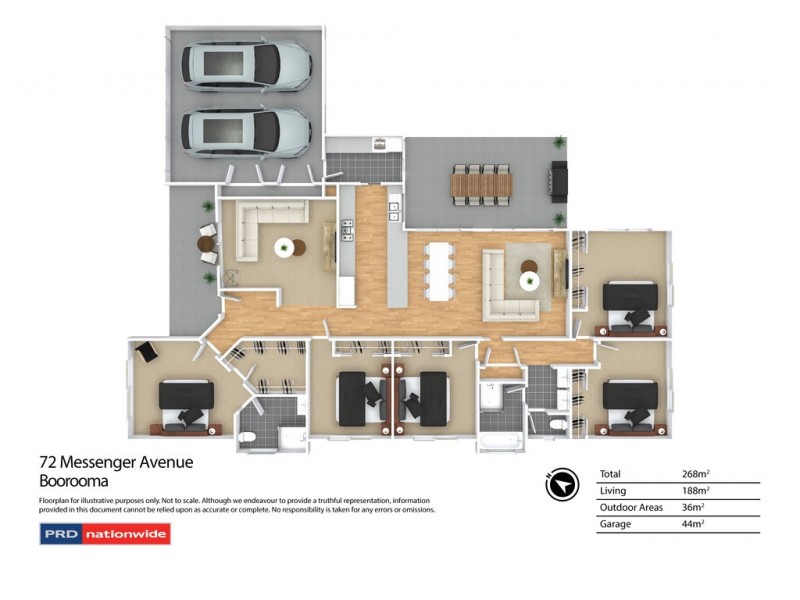 72 Messenger Avenue, Boorooma NSW 2650 Floorplan