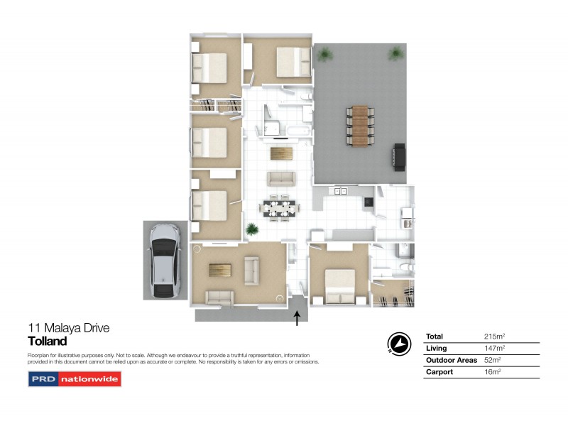 11 Malaya Drive, Tolland NSW 2650 Floorplan