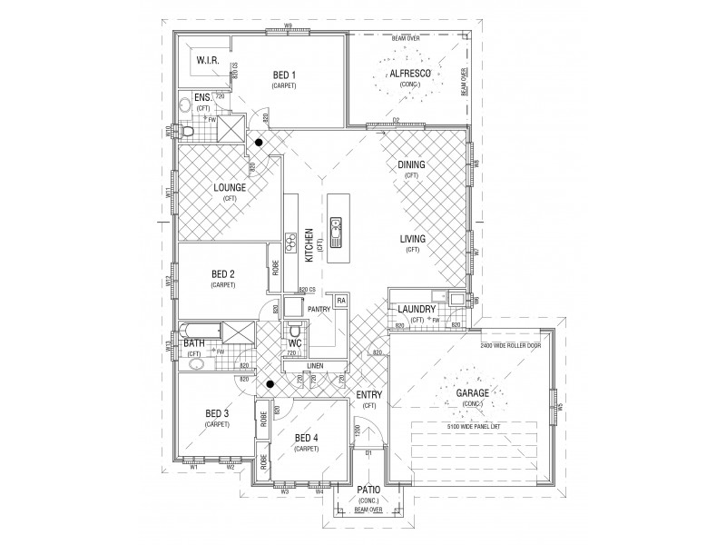4 Colombo Avenue, Gobbagombalin NSW 2650 Floorplan