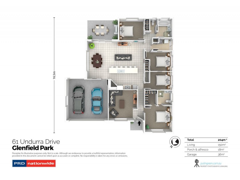 61 Undurra Drive, Glenfield Park NSW 2650 Floorplan