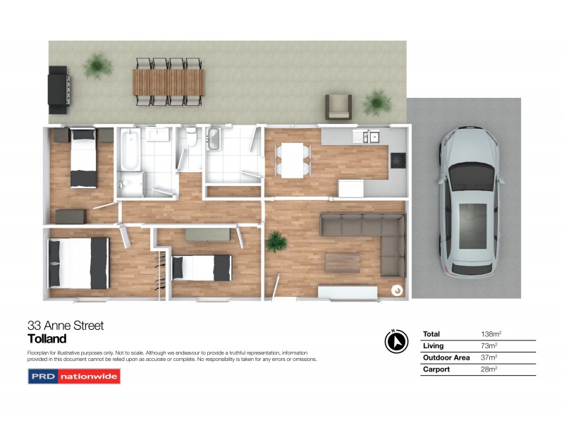 33 Anne Street, Tolland NSW 2650 Floorplan