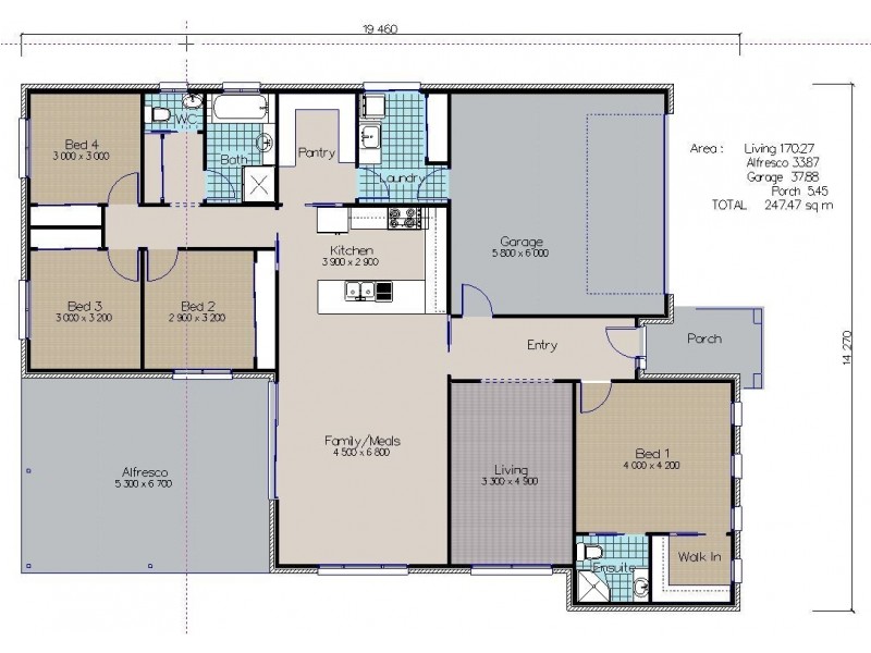 4 Beech Street, Forest Hill NSW 2651 Floorplan