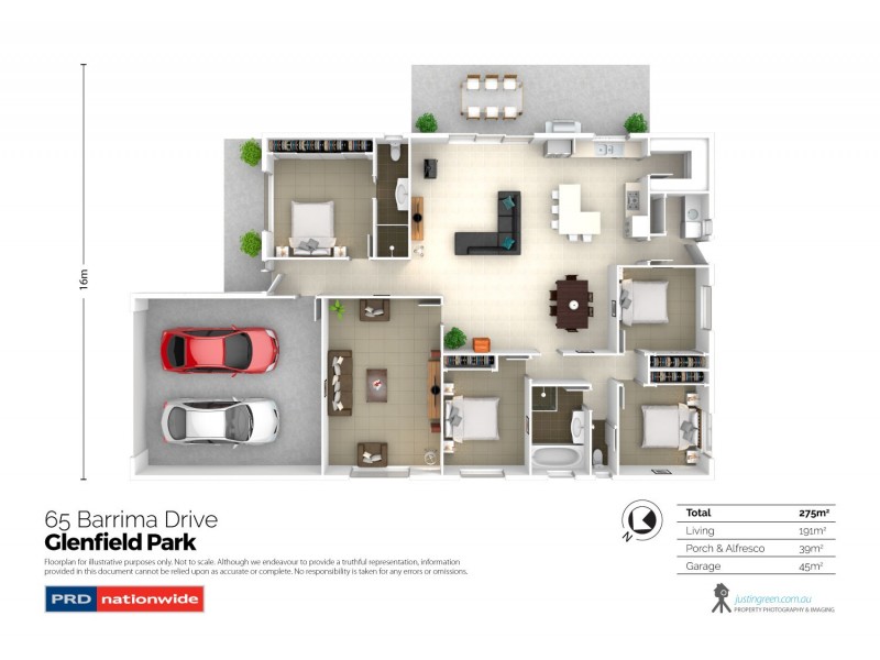 65 Barrima Drive, Glenfield Park NSW 2650 Floorplan