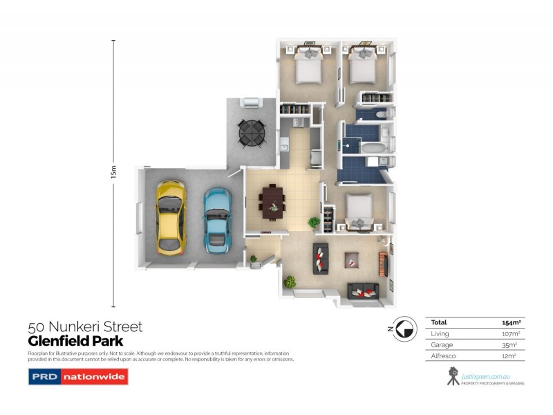 50 Nunkeri Street, Glenfield Park NSW 2650 Floorplan