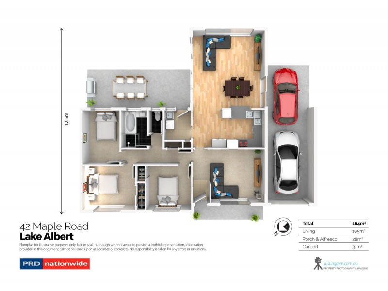 42 Maple Road, Lake Albert NSW 2650 Floorplan