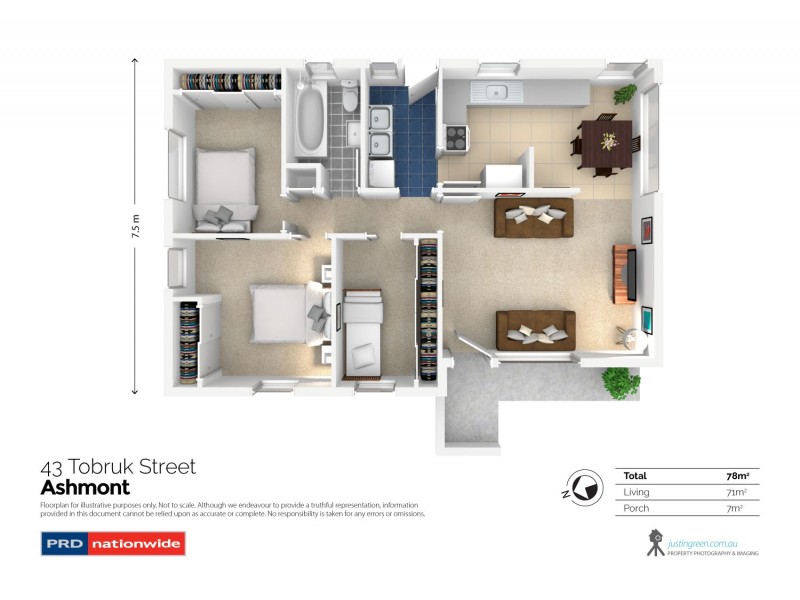 43 Tobruk Street, Ashmont NSW 2650 Floorplan